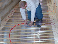 Laying Radiant Tubing
